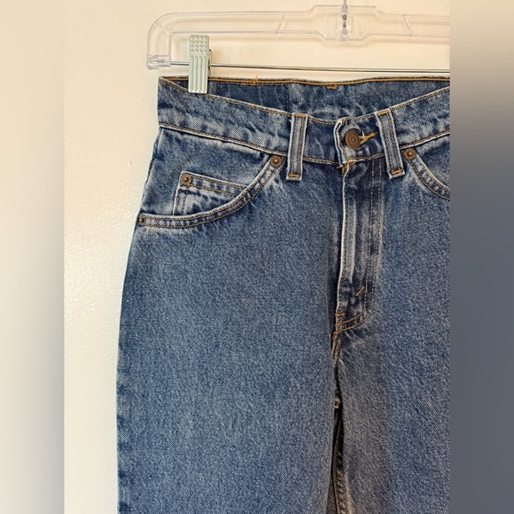 NEW Vintage Levi 505 Student Fit Denim Jeans, Orange Tag - Picture 2 of 13